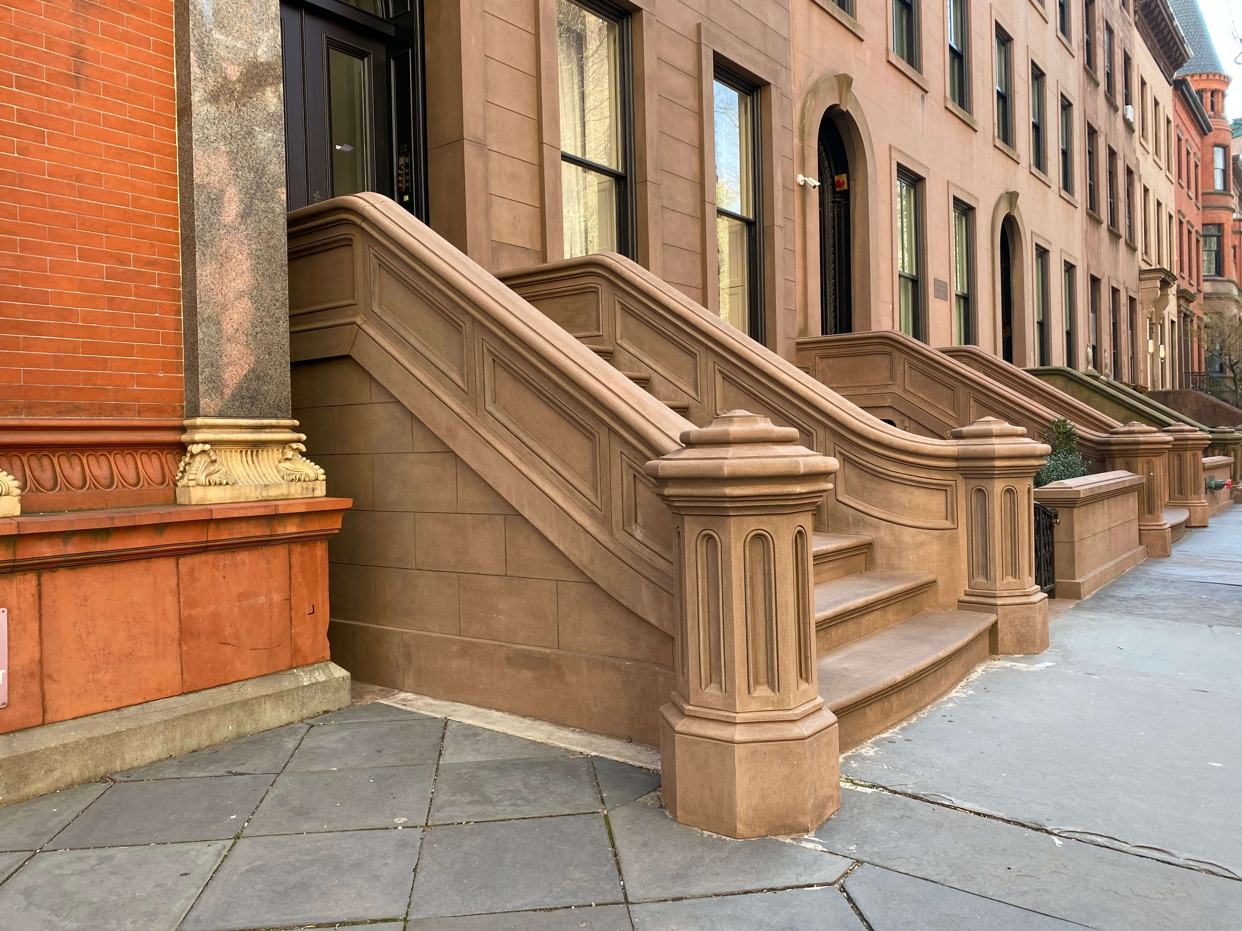 Brooklyn brownstone brick wall restoration